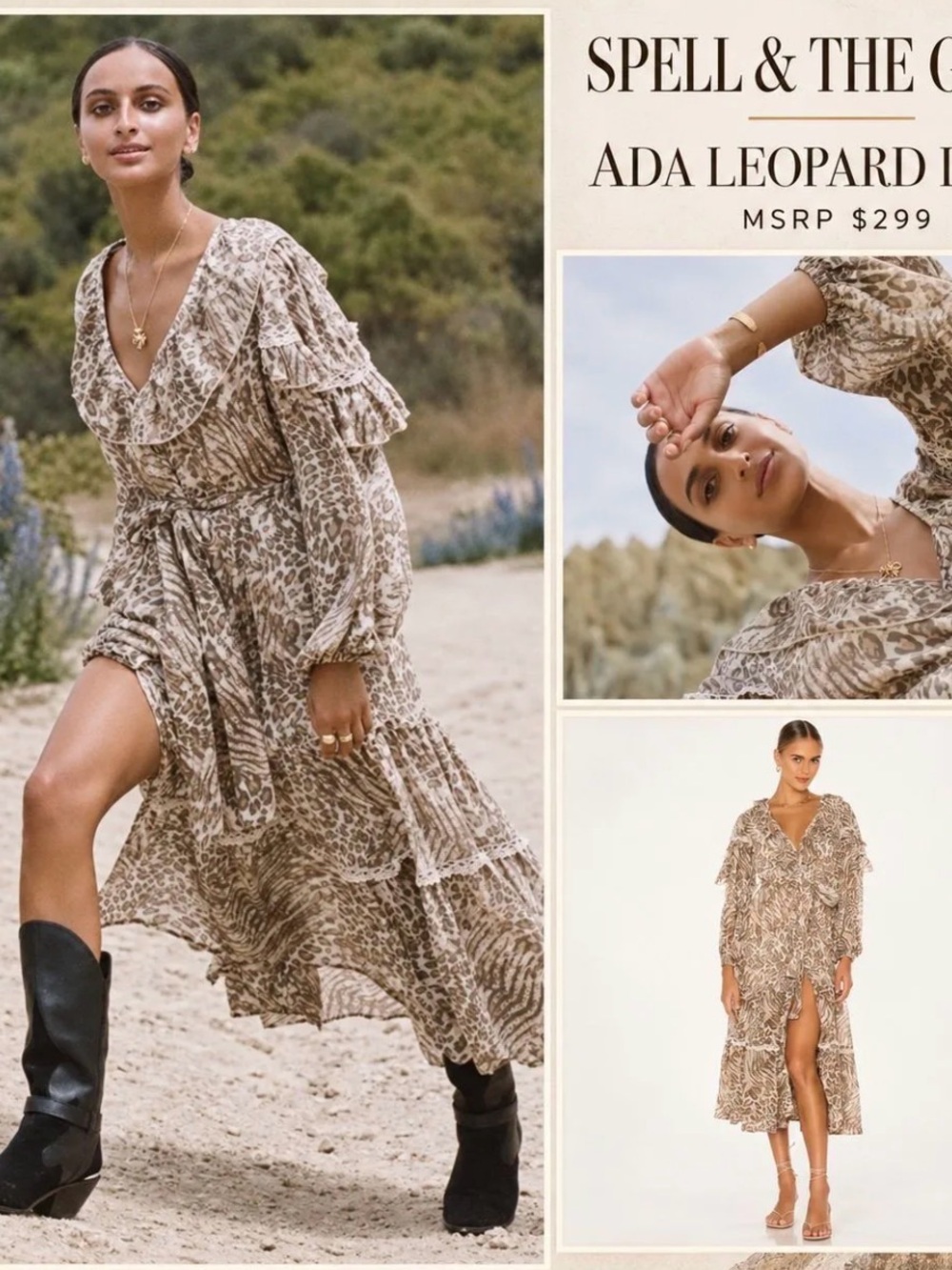 Spell The Gypsy Collective ADA Maxi Dress XS